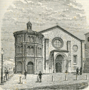 Kerk van San Luca, Cremona door Francesco Canedi.
Carlo Bergonzi was actief lid van deze kerkgemeenschap en ook Vincenzo Ruggeri woonde in deze buurt.