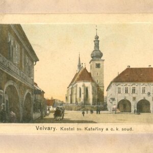 Velvary, begin 19e eeuw