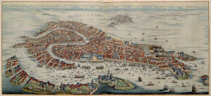 Venetië 17e eeuw, kaart van Joan Blaeu