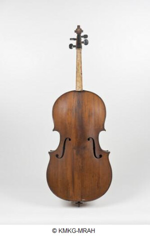 Cello Egidius en Marcus Snoeck (1761), collectie Muziekinstrumentenmuseum Brussel