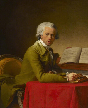 Ignaz Pleyel. Toegeschreven aan Antoine Vestier, 1780/1789.